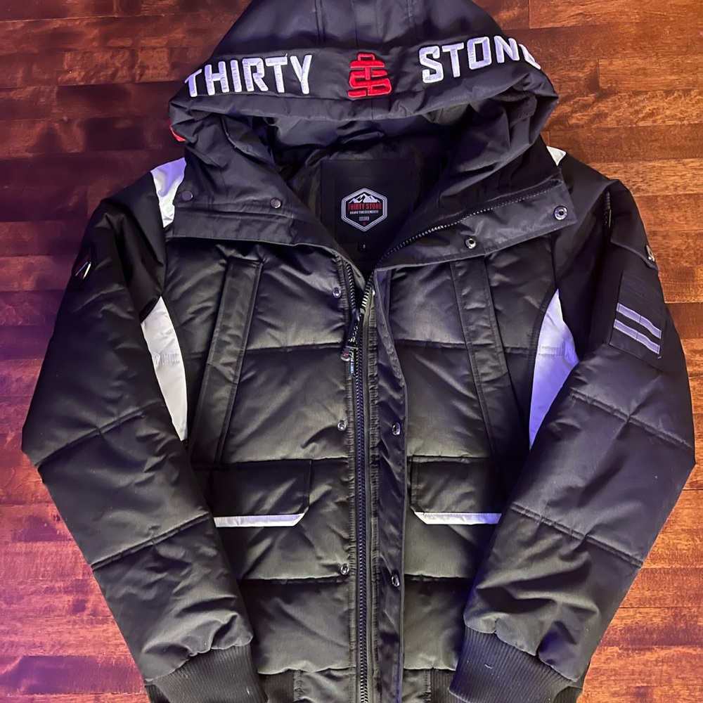 Thirstystone Black and Gray Jacket Patch